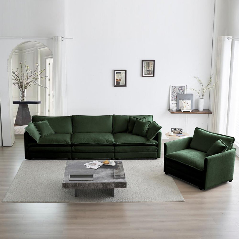 2-Piece Upholstered Sofa