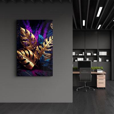 Peinture décorative en verre trempé