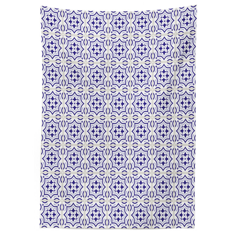 Geometric Tablecloth, 70" L x 52" W
