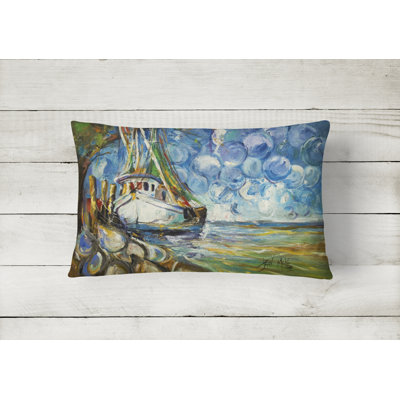 Outdoor Reversible Throw Pillow