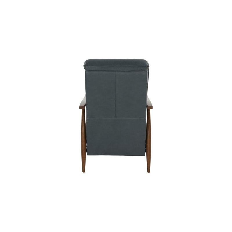 Alois Manual Recliner, Roma Bluegray Genuine Leather