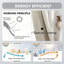 Supersoft Thermal Blackout Eyelet Curtains Pair L72", Full Light Blocking Heat Insulated Drapes Cool Rooms In Summer For Bedroom-1362724277-1362724278