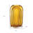 10" Amber Glass Table Vase