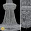 51-lights Empire Chandelier With Crystal Teardrop Accents-1122826952