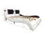 Base de lit tapissier en similicuir: DEL, musique Bluetooth, RVB, massage par vibration-432689212-432689209