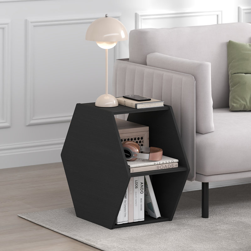 Simple Design Four Leg Coffee Table, Americano