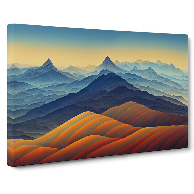 Iconic Mountain Sunrise - Wrapped Canvas, 35cm H x 50cm W x 3cm D