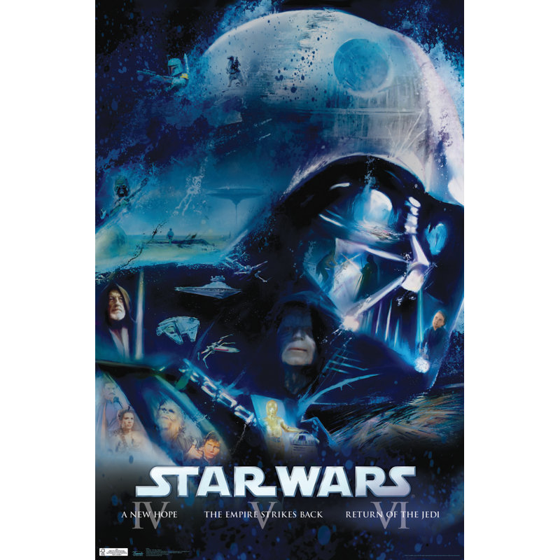 Guerres d’étoile-impression blu ray sur papier