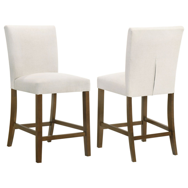 Chaise de salle à manger rembourrée Paxton beige (ensemble de 2), Beige