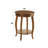 Alysa Walnut Finish Accent Table