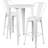 Genece Metal 3-Piece Indoor and Outdoor Bar Set-395728804-316699290