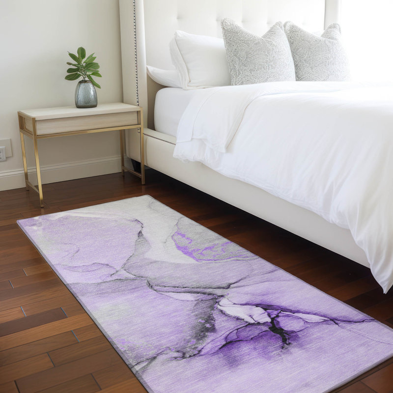 Tapis intérieur / extérieur Alfonzo avec envers antidérapant, Tapis de couloir 2 pi 3 po x 7 pi 6 po