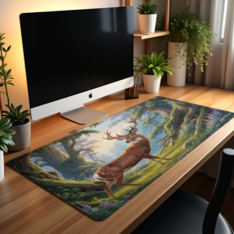 Polyester Desk Pad, 14.4x12.1