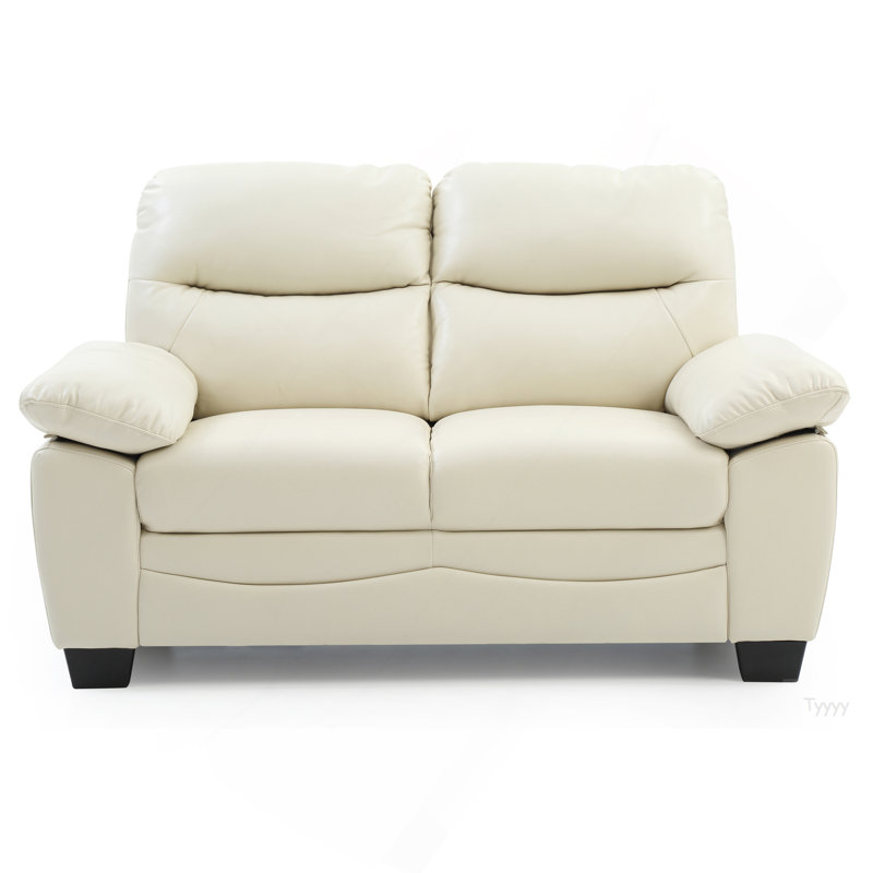 Causeuse Glory Furniture Marta G675-L, PEARL, Blanc cassé