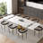 9 - Pieces Dining Table Set With 94.5'' Extendable Sintered Stone Top And Upholstered Armchair-1684508370-1684508380