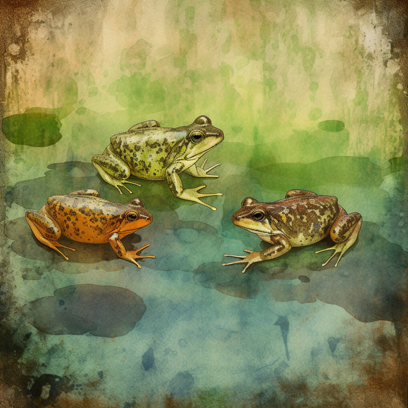 Eco Frog Bedding, Twin Extra Long Comforter