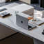 Bureau en L massif et bois manufacturé en L avec 2 tiroirs-109304952-109304951