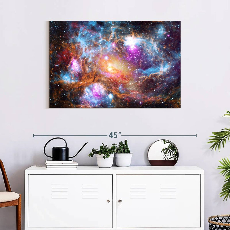 Oberle Cosmic Galaxies, 24" H x 36" W