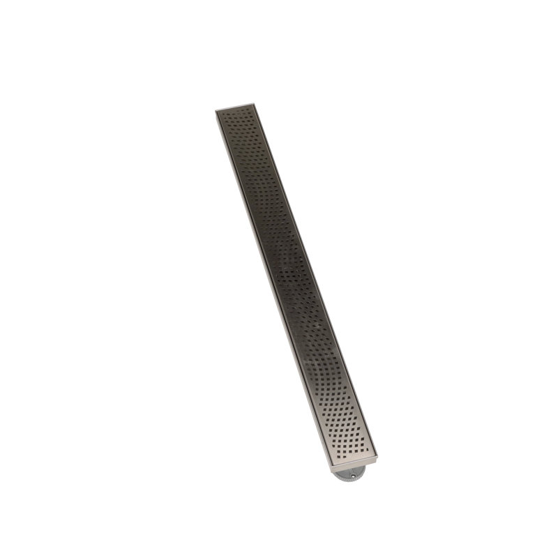 Stainless Steel Linear Shower Drain Wave Grate, 32"