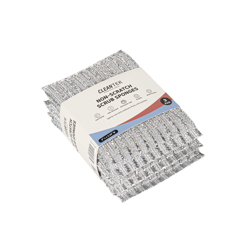 Éponges de cuisine en plastique résistant à l'usure et à l'épreuve des égratignures 60 po 4,9 x 3,3 po