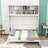 Aroara Space-Saving Queen Murphy Bed with Cabinet-1320249606