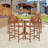 Ohrid Acacia Outdoor 29'' Bar Stool