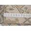 Tapis de couloir oriental fait à la main ivoire Oushak 3 x 8