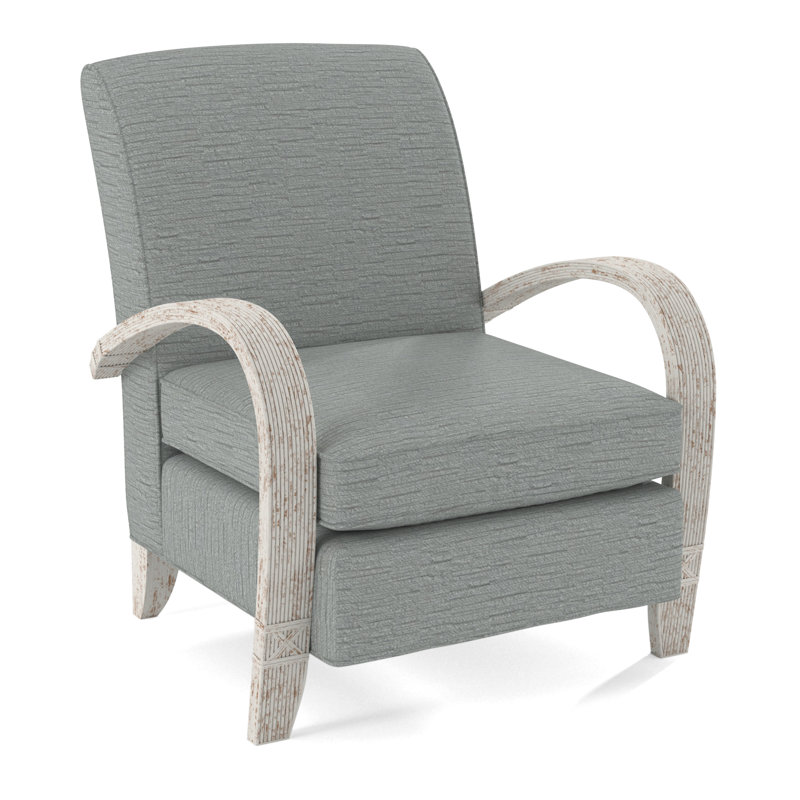 Vero Armchair, Antique Frost White, White Performance Fabric; 0851-94