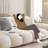 Cream cloud duo simple fabric sofa-102830384-102830378