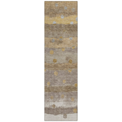 Machine Washable Indoor/Outdoor Chantille ACN2696 Stripes Rug