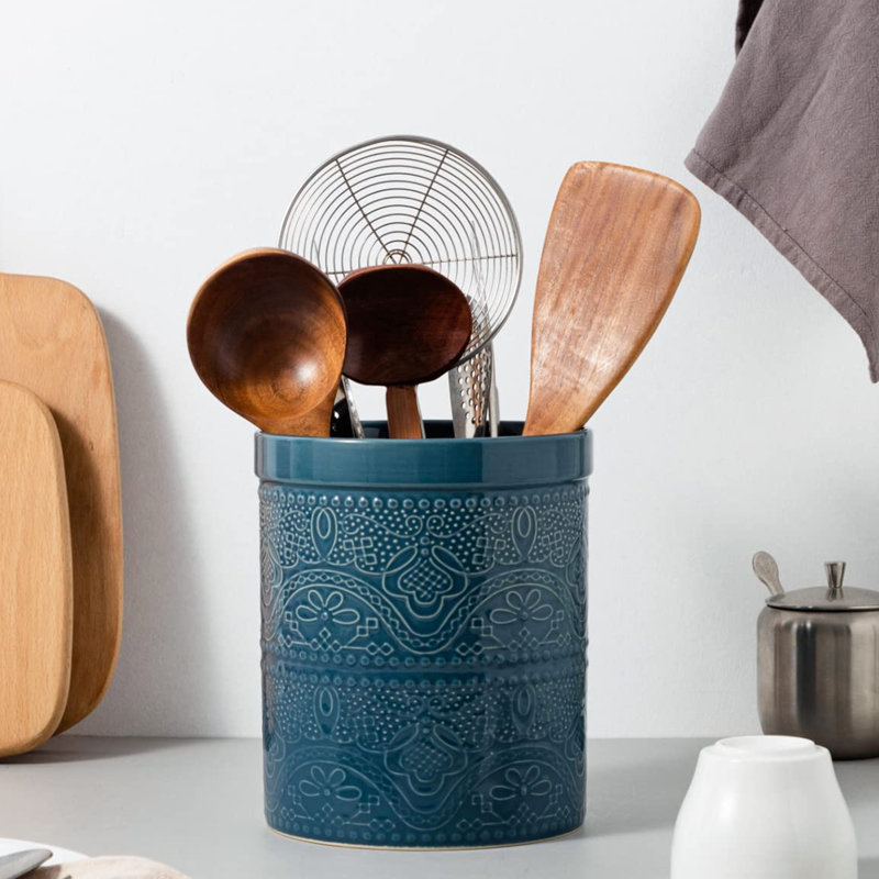 Porte-ustensiles de cuisine, Bleu grisâtre