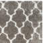 Barcelona Shag Hand-Tufted Silver/Ivory Area Rug-13800705