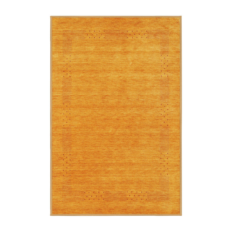 Tapis abstrait orange, Rectangle 5 pi x 7 pi