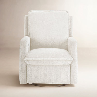 Rio Boucle Swivel Glider Power Recliner,