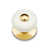 White / Polished Brass selected