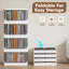 Collapsible Storage Bins With Lids, Stackable Storage Bins With Doors And Wheels