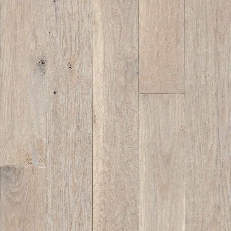 Oak 5 in. W Not Recommended for Moisture Prone Areas Engineered Solid Hardwood Flooring, Snow Peak, Use