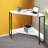 Humza Metal Base Computer Desk with Power Outlet-1274228510