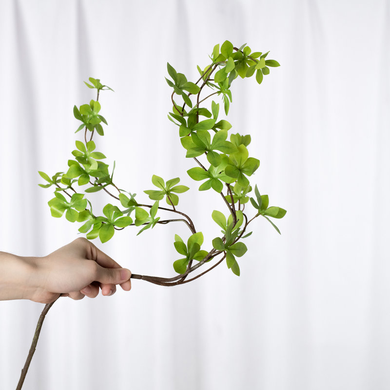 1 branche verte Audet Enkianthus Perulatus artificielle, H 35,88 po x l 0,8 po x P 0,8 po