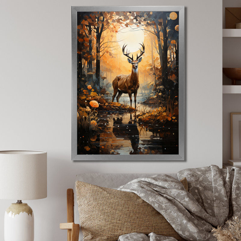 Windermer, symphonie de savane africaine I, H 32 po x l 24 po x P 1 po, Cadre photo argenté
