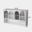 Armoire murale en verre 47,25 "à quatre portes (murale)-296516414