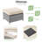 Arunasalam 5 - Person Outdoor Wicker Patio Conversation Furniture Set with Cushions and Rocking Swivel Chairs-1726119155-1726119152