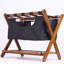Porte-bagages pliable en noyer