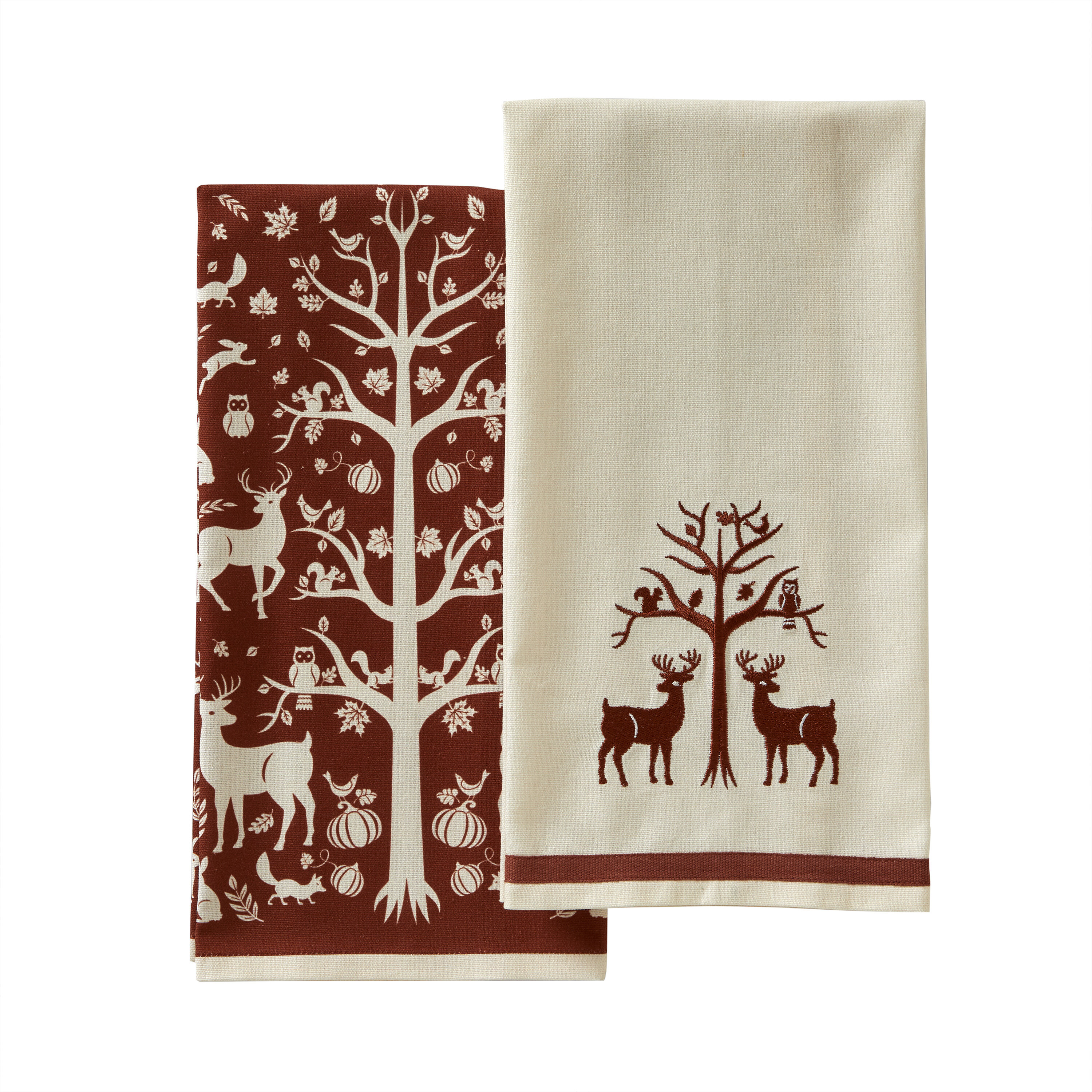 SKL Home Harvest Gnome 2-Piece Hand Towel Set