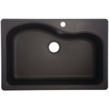Gravity Scratch Resistant 33" L x 22" W Dual Mount Kitchen Sink