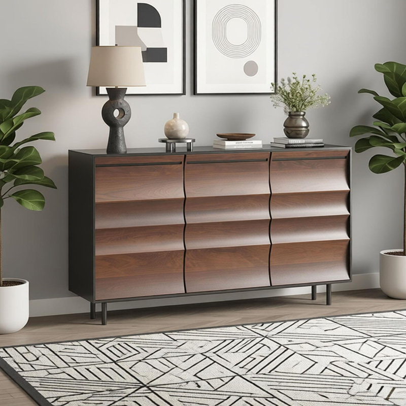 Buffet de rangement élégant et spacieux, H 31,49 po x l 55,11 po x P 15,74 po