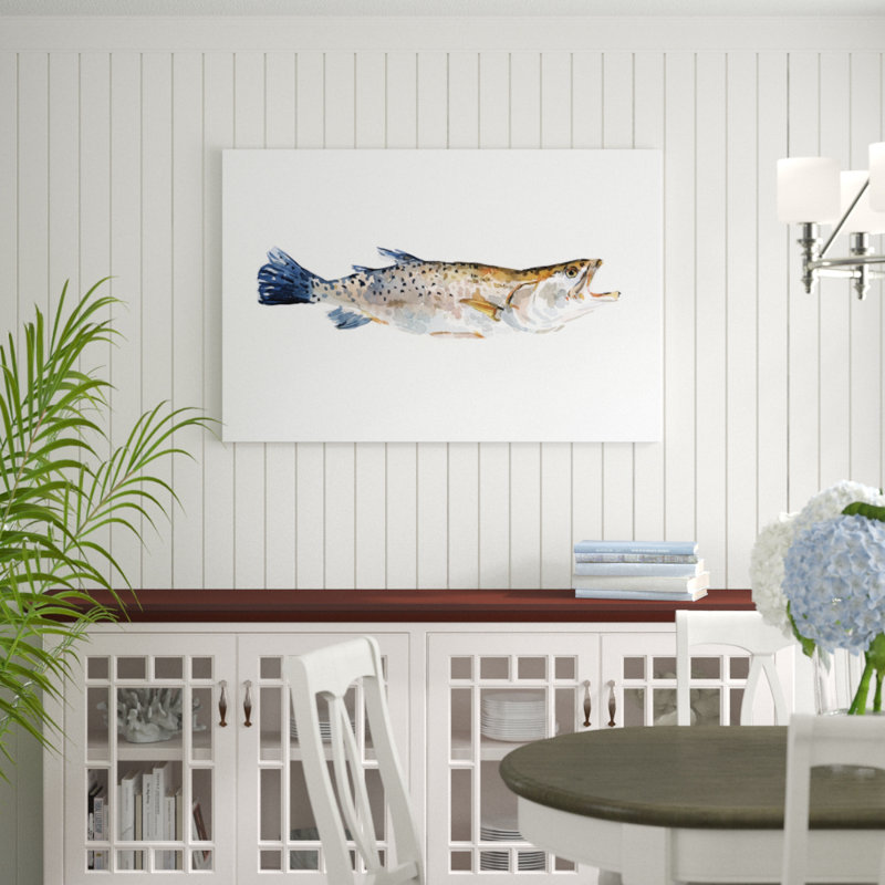 « peau truite ii », peinture sur toile, H 32 po x l 48 po
