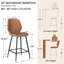 Tabouret de comptoir rembourré avec structure en métal-1096874570-1097442545