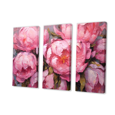 " Pink Peony Perfection I " 3 - Pieces
