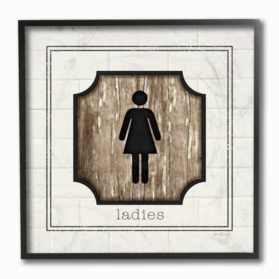 " Simple Ladies Bathroom "